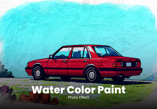 Watercolor Artistic Paint Photo Effect