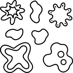 A charming vector set of dog bone and tag icons adorned with hearts, perfect for a symbol of love or a playful design illustration, creative, digital, cheerful, minimal