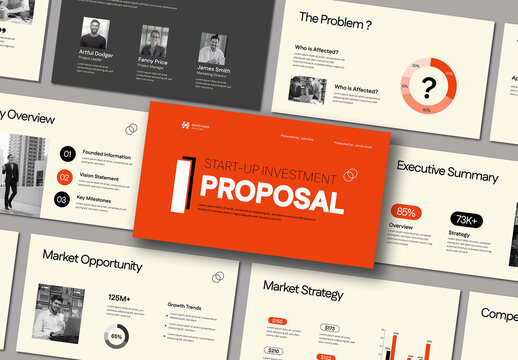 Startup Investment Proposal Presentation Template