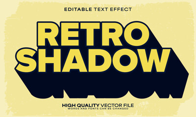 Obraz premium Retro classic text effect, editable text effect and vintage 3d font style bold shadow oldschool poster design
