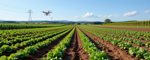 iot enabled agriculture farm with soil sensors irrigation control drones and automated crop monitoring system