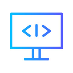 coding gradient icon