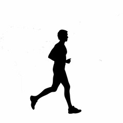 Morning Run Vibes – Dynamic Jogger Silhouette