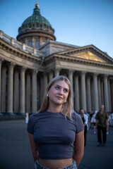 woman in saint petersburg
