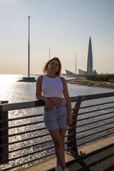 woman on the pier