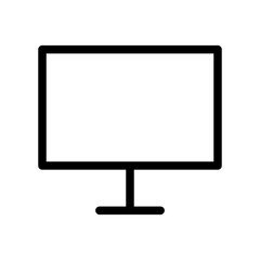 monitor line icon