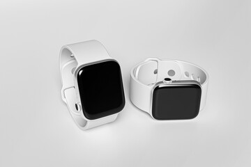 Digital Smartwatch Screen Mockup