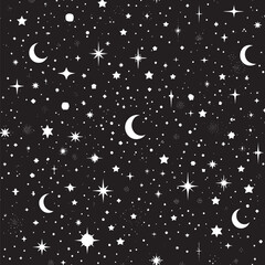 seamless pattern with stars