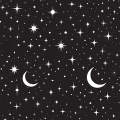 starry night sky