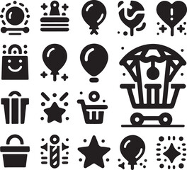 set of icons for design