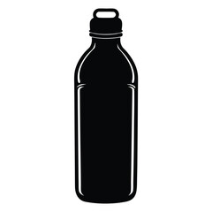 isolated water bottle on white background