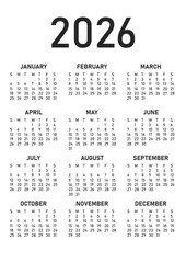 2026 Calendar Template Collection with Monthly Planner, Holidays, and Yearly Overview Set