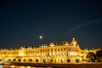 night view of budapest hungary