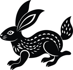 Fototapeta premium vector illustration of a tribal tattoo