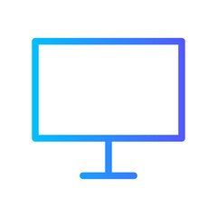 monitor gradient icon