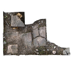Cracked Floor Texture Close-Up

