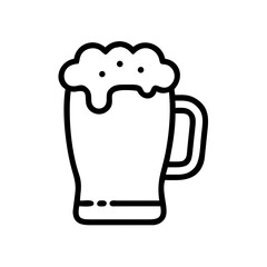 Craft Beer Mug Illustration for Brewery Websites, Bar Menus, Drink Blogs, Pub Promotions, and Alcohol Awareness Designs