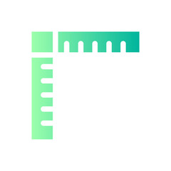 ruler gradient icon
