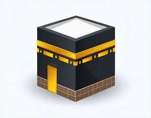 3D rendering of a Kaaba