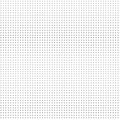 Halftone. Black dots on a white background. A pattern of round black dots of different sizes.