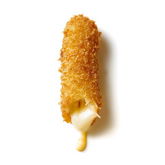 Crispy Breaded Cheese Stick with Melted Center