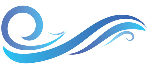 Vector illustration of ocean waves