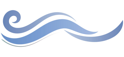 Vector illustration of ocean waves
