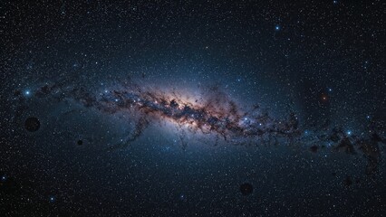 Expansive View The Universe Filled