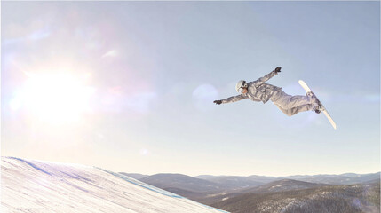 Obraz premium Vibrant scenes of people enjoying winter activities in snowy environments. Includes fun with snow, sports