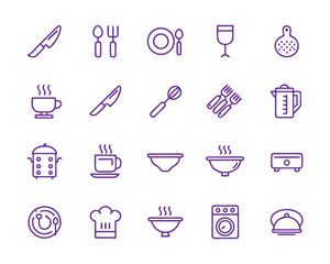 kitchen icon set