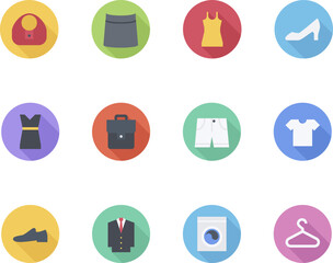 set of colorful icons