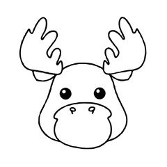 christmas reindeer with blank sign