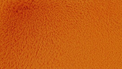 Naklejka premium Close-up of orange fleece and polar blanket textile surface