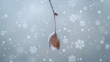 Beginning of Winter's Snowflakes