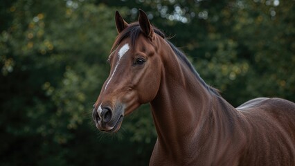 Obraz premium Portrait photos of horses