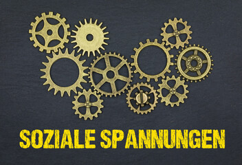 soziale Spannungen	
