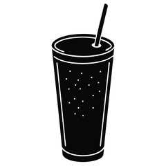 Nutritionist element isolated green smoothie on white background