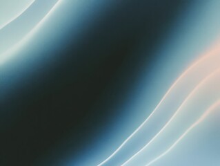 Naklejka premium Abstract blue and white gradient background with soft curved lines. Modern aesthetic for technological concept and contemporary design.