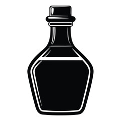 Nutritionist element isolated honey bottle on white background