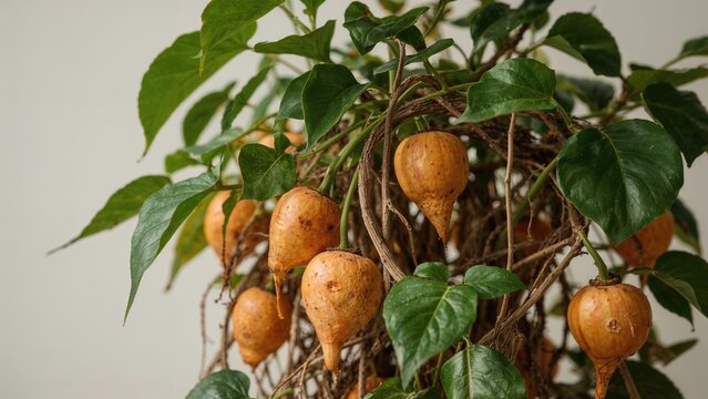 Dioscorea bulbifera L. from the Yam Family