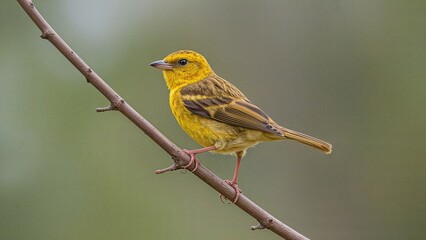 Obraz premium Wildlife photo of a Yellowhammer bird in its natural habitat