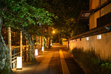 玉造温泉の夜景