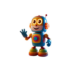 funny cartoon robot