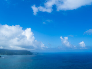 blue sky and sea