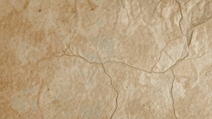 Fototapeta premium Cracked and scratched paint texture on a wrinkled wall surface