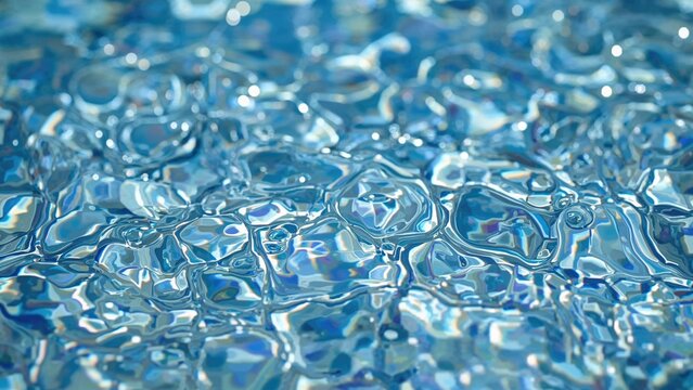 Luminous blurred aquatic environment wallpaper