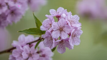 Fototapeta premium Close-up image of purple petals