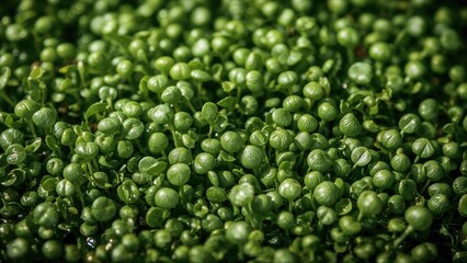 Detailed view of tiny broccoli sprouts, illustrating indoor plant cultivation and gardening ideas.