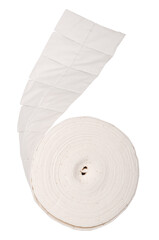 roll of tear-off wipes for wiping and cleaning nails in manicure salons