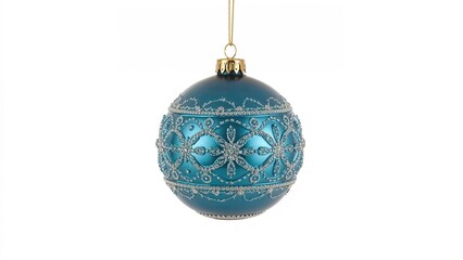 Yuletide ornament cut out from setting